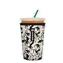 Sok It JavaSok Iced Coffee &amp; Cold Soda Insulated Neoprene Cup Sleeve (Monkey Business, Medium: 22-28oz)