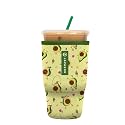 Sok It JavaSok Iced Coffee &amp; Cold Soda Insulated Neoprene Cup Sleeve (Get Movin', Large: 30-32oz)