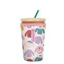 Sok It JavaSok Iced Coffee &amp; Cold Soda Insulated Neoprene Cup Sleeve (Cozy Knits, Medium: 22-28oz)