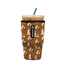 Sok It JavaSok Iced Coffee &amp; Cold Soda Insulated Neoprene Cup Sleeve (Material Ghoul, Large: 30-32oz)