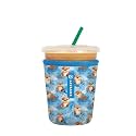 Sok It JavaSok Iced Coffee &amp; Cold Soda Insulated Neoprene Cup Sleeve (Otterly Adorable, Small: 16-20oz)