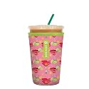 Sok It JavaSok Iced Coffee &amp; Cold Soda Insulated Neoprene Cup Sleeve (Lime After Lime, Medium: 22-28oz)