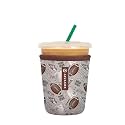 Sok It JavaSok Iced Coffee &amp; Cold Soda Insulated Neoprene Cup Sleeve (Huddle Up, Small: 16-20oz)