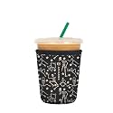 Sok It JavaSok Iced Coffee &amp; Cold Soda Insulated Neoprene Cup Sleeve (Rattle and Roll, Small: 16-20oz)