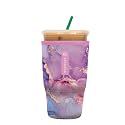 Sok It JavaSok Iced Coffee &amp; Cold Soda Insulated Neoprene Cup Sleeve (Aurora Era, Large: 30-32oz)