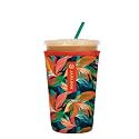 Sok It JavaSok Iced Coffee &amp; Cold Soda Insulated Neoprene Cup Sleeve (Jungle Jive, Medium: 22-28oz)