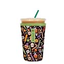 Sok It JavaSok Iced Coffee &amp; Cold Soda Insulated Neoprene Cup Sleeve (Creep It Sweet, Medium: 22-28oz)