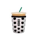 Sok It JavaSok Iced Coffee &amp; Cold Soda Insulated Neoprene Cup Sleeve (Soccer, Small: 16-20oz)