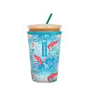 Sok It JavaSok Iced Coffee &amp; Cold Soda Insulated Neoprene Cup Sleeve (Treasures Untold, Medium: 22-28oz)