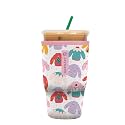 Sok It JavaSok Iced Coffee &amp; Cold Soda Insulated Neoprene Cup Sleeve (Cozy Knits, Large: 30-32oz)