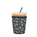 Sok It JavaSok Iced Coffee &amp; Cold Soda Insulated Neoprene Cup Sleeve (Early Birds, Small: 16-20oz)