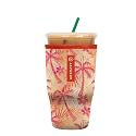 Sok It JavaSok Iced Coffee &amp; Cold Soda Insulated Neoprene Cup Sleeve (Tropical Dream, Large: 30-32oz)