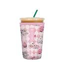Sok It JavaSok Iced Coffee &amp; Cold Soda Insulated Neoprene Cup Sleeve (Wonderfully Sweet, Medium: 22-28oz)
