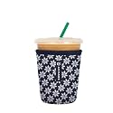 Sok It JavaSok Iced Coffee &amp; Cold Soda Insulated Neoprene Cup Sleeve (Frost Yourself, Small: 16-20oz)