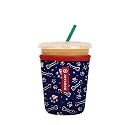 Sok It JavaSok Iced Coffee &amp; Cold Soda Insulated Neoprene Cup Sleeve (Patriotic Paws, Small: 16-20oz)