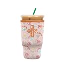 Sok It JavaSok Iced Coffee &amp; Cold Soda Insulated Neoprene Cup Sleeve (Mood Booster, Large: 30-32oz)