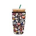 Sok It JavaSok Iced Coffee &amp; Cold Soda Insulated Neoprene Cup Sleeve (Game Night, Large: 30-32oz)