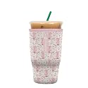 Sok It JavaSok Iced Coffee &amp; Cold Soda Insulated Neoprene Cup Sleeve (Wildflower Rodeo, Large: 30-32oz)