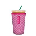 Sok It JavaSok Iced Coffee &amp; Cold Soda Insulated Neoprene Cup Sleeve (Pink Grand Prix, Medium: 22-28oz)