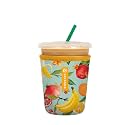 Sok It JavaSok Iced Coffee &amp; Cold Soda Insulated Neoprene Cup Sleeve (Paradise Punch, Small: 16-20oz)