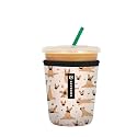 Sok It JavaSok Iced Coffee &amp; Cold Soda Insulated Neoprene Cup Sleeve (Pardon My Frenchie, Small: 16-20oz)
