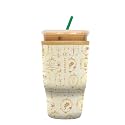 Sok It JavaSok Iced Coffee &amp; Cold Soda Insulated Neoprene Cup Sleeve (Happily Ever After, Large: 30-32oz)