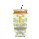 Sok It JavaSok Iced Coffee &amp; Cold Soda Insulated Neoprene Cup Sleeve (Good Day Sunshine, Large: 30-32oz)