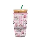 Sok It JavaSok Iced Coffee &amp; Cold Soda Insulated Neoprene Cup Sleeve (Wonderfully Sweet, Large: 30-32oz)