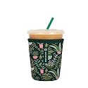 Sok It JavaSok Iced Coffee &amp; Cold Soda Insulated Neoprene Cup Sleeve (Green Living, Small: 16-20oz)