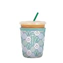 Sok It JavaSok Iced Coffee &amp; Cold Soda Insulated Neoprene Cup Sleeve (Coquette Charm, Small: 16-20oz)