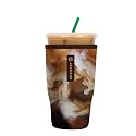 Sok It JavaSok Iced Coffee &amp; Cold Soda Insulated Neoprene Cup Sleeve (Coffee on Coffee, Large: 30-32oz)