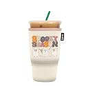 Sok It JavaSok Iced Coffee &amp; Cold Soda Insulated Neoprene Cup Sleeve (Spooky Season, XLarge: 38-42oz)