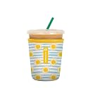 Sok It JavaSok Iced Coffee &amp; Cold Soda Insulated Neoprene Cup Sleeve (Good Day Sunshine, Small: 16-20oz)