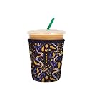 Sok It JavaSok Iced Coffee &amp; Cold Soda Insulated Neoprene Cup Sleeve (Celestial Slither, Small: 16-20oz)