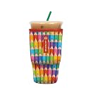 Sok It JavaSok Iced Coffee &amp; Cold Soda Insulated Neoprene Cup Sleeve (Work of Art, Large: 30-32oz)