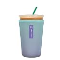 Sok It JavaSok Iced Coffee &amp; Cold Soda Insulated Neoprene Cup Sleeve (Mermaid Ombre, Medium: 22-28oz)