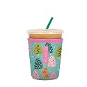 Sok It JavaSok Iced Coffee &amp; Cold Soda Insulated Neoprene Cup Sleeve (Winter Magic, Small: 16-20oz)