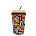 Sok It JavaSok Iced Coffee &amp; Cold Soda Insulated Neoprene Cup Sleeve (Well Read, Medium: 22-28oz)