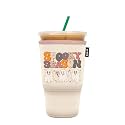 Sok It JavaSok Iced Coffee &amp; Cold Soda Insulated Neoprene Cup Sleeve (Spooky Season, Large: 30-32oz)