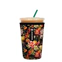 Sok It JavaSok Iced Coffee &amp; Cold Soda Insulated Neoprene Cup Sleeve (Fruitful Harvest, Medium: 22-28oz)