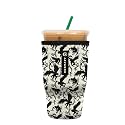 Sok It JavaSok Iced Coffee &amp; Cold Soda Insulated Neoprene Cup Sleeve (Monkey Business, Large: 30-32oz)