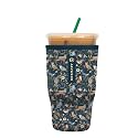 Sok It JavaSok Iced Coffee &amp; Cold Soda Insulated Neoprene Cup Sleeve (Early Birds, Large: 30-32oz)