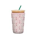 Sok It JavaSok Iced Coffee &amp; Cold Soda Insulated Neoprene Cup Sleeve (Wildflower Rodeo, Medium: 22-28oz)