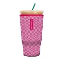 Sok It JavaSok Iced Coffee &amp; Cold Soda Insulated Neoprene Cup Sleeve (Pink Grand Prix, XXLarge: 44-48oz)