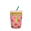 Sok It JavaSok Iced Coffee &amp; Cold Soda Insulated Neoprene Cup Sleeve (Lime After Lime, Small: 16-20oz)