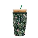 Sok It JavaSok Iced Coffee &amp; Cold Soda Insulated Neoprene Cup Sleeve (Green Living, Large: 30-32oz)