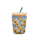Sok It JavaSok Iced Coffee &amp; Cold Soda Insulated Neoprene Cup Sleeve (Sunflower Skies, Small: 16-20oz)
