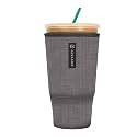 Sok It JavaSok Iced Coffee &amp; Cold Soda Insulated Neoprene Cup Sleeve (Anthracite, XXLarge: 44-48oz)