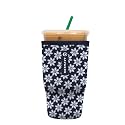 Sok It JavaSok Iced Coffee &amp; Cold Soda Insulated Neoprene Cup Sleeve (Frost Yourself, Large: 30-32oz)
