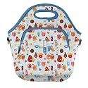 Sok It LunchTote Zippered Bag Insulated Neoprene Caddy (Bestie Bites, X-Large 6.5 Quart Lunch Tote)